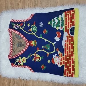 Vintage | Ugly Christmas Sweater Vest